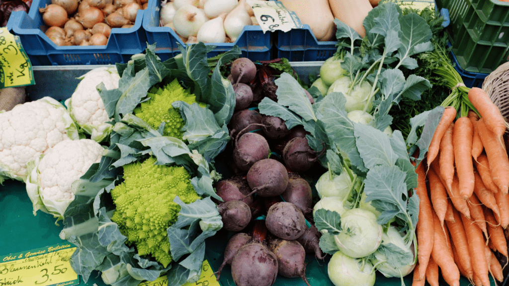 Variety of vegetables