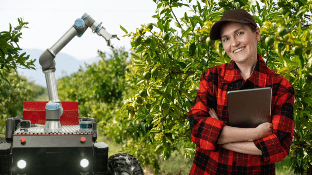 Robot Machin on Farm