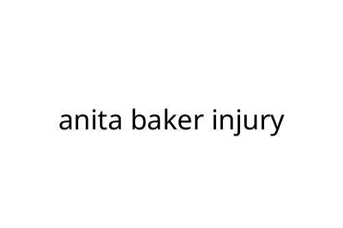 anita baker injury