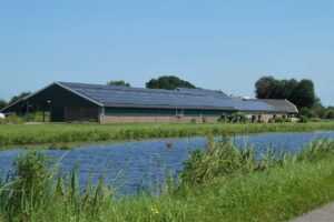 farm solar panel installation