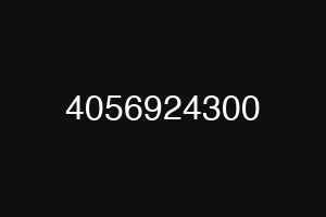 4056924300