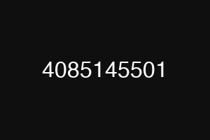 4085145501